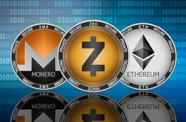 Zcash Monero Ethereum