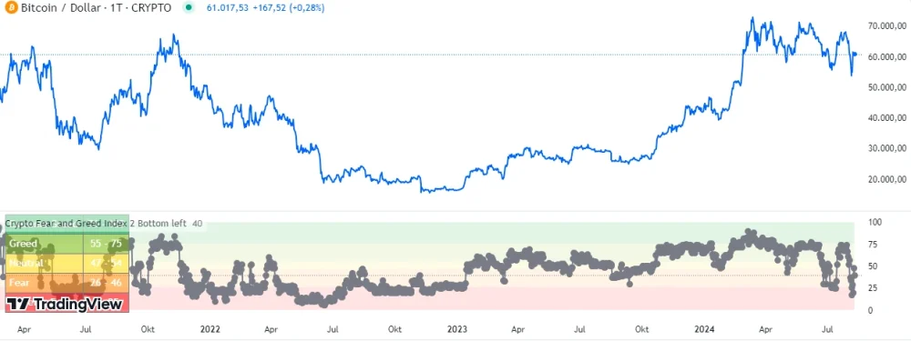 Trading View Fear and Greed Index