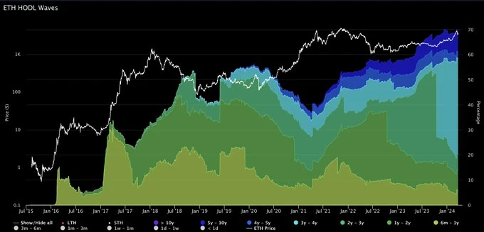 Ethereum HODL Waves what is investment and speculation